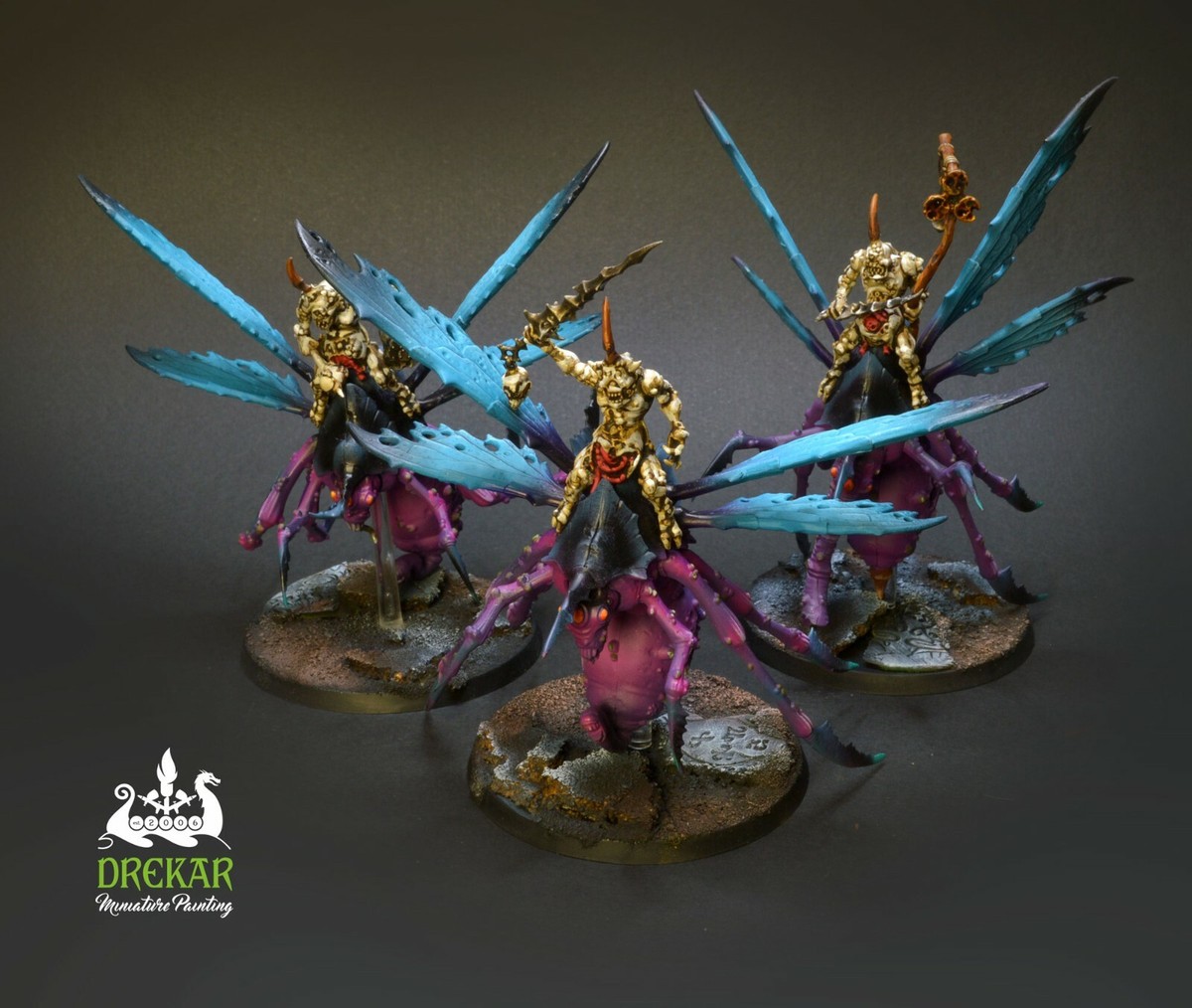 Plague Drones of Nurgle - Maggotkin ** COMMISSION ** painting