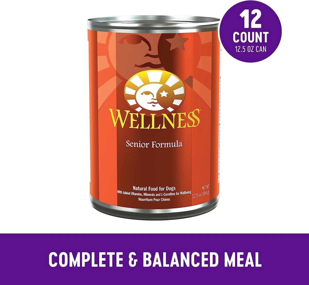 Wellness senior canned dog clearance food