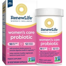 Renew Life Women's Probiotic Capsules 30 Count 90 Billion CFU Supports Gut He...