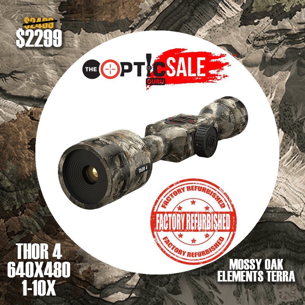 Refurbished ATN Thor 4 640 1-10x Mossy Oak Elements Terra