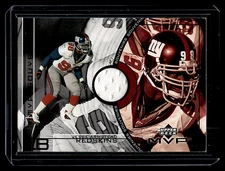 2002 UPPER DECK MVP SOUVENIRS #SSJA JESSIE ARMSTEAD GAME USED JERSEY GIANTS