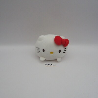 D0905B Hello Kitty Sanrio 2017 Plush 3'' Stuffed Toy Doll Japan Kororin Laying