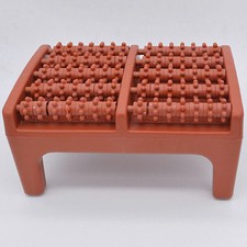 9.8" Foot Massager Foot Acupuncture Point Massage Cushion Plastic Wooden Roller