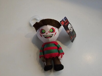 New Fear Creepy Cuddlers Freddy Krueger Plush Doll With Clip - Creepily Adorable