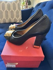 BCBG Black Leather Pumps