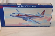 1/96 Scale, Glencoe Models, Vickers Viscount Jet Model Kit #05501 BN Open Box