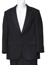 Jos A Bank Tuxedo Black Wool Men's Size 38 Short