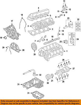 FORD OEM 15-19 F-250 Super Duty Engine Engine Parts-Upper Oil Pan