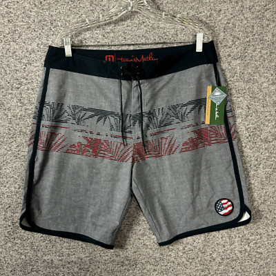 Travis Mathew Men's Size 36 Cutting Corners Quick Drying Stretch Board Shorts