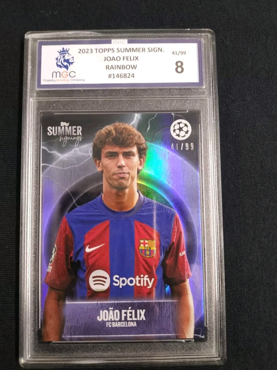 Football Card Topps 2023 Joao Felix Numbered 41/99 Rainbow Mgc
