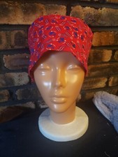 PATRIOTIC  Handmade SURGICAL SCRUB CAPS