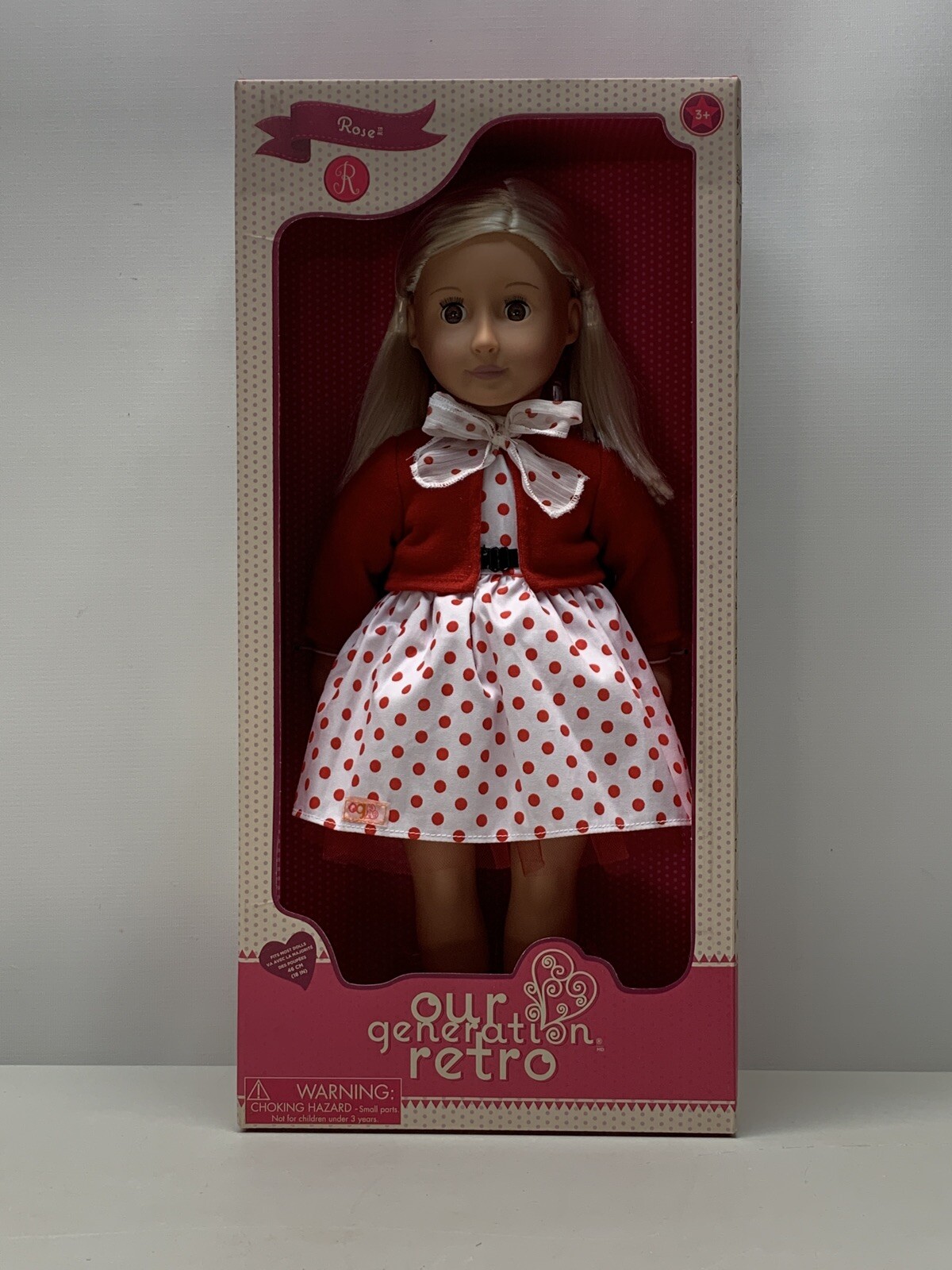 our generation doll blonde hair brown eyes