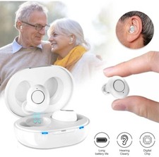 Hearing Aids A39 Rechargeable Hearing Amplifier for Seniors with Portable Case