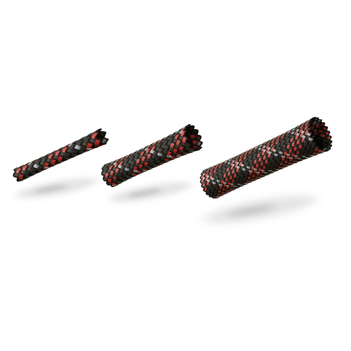 Tubo Intrecciato Viablue Red Small Merce Al Metro (prezzo Al Metro) Sleeve