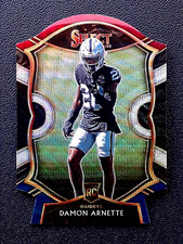 DAMON ARNETTE RC 2020 PANINI SELECT PRIZM TRI COLOR DIE CUT #92          59379