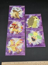 Vintage Pokemon Stickers LOT 1999 Nintendo Creatures Game Freak Priss Prints USA