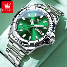 OLEVS New Luxury Men's Watches Quartz Watch Waterproof Luminous Wristwatches