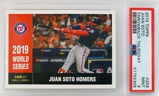 2019 Topps Throwback Thursday World Series Game 1 Juan Soto PSA 9 💎 Collect All
