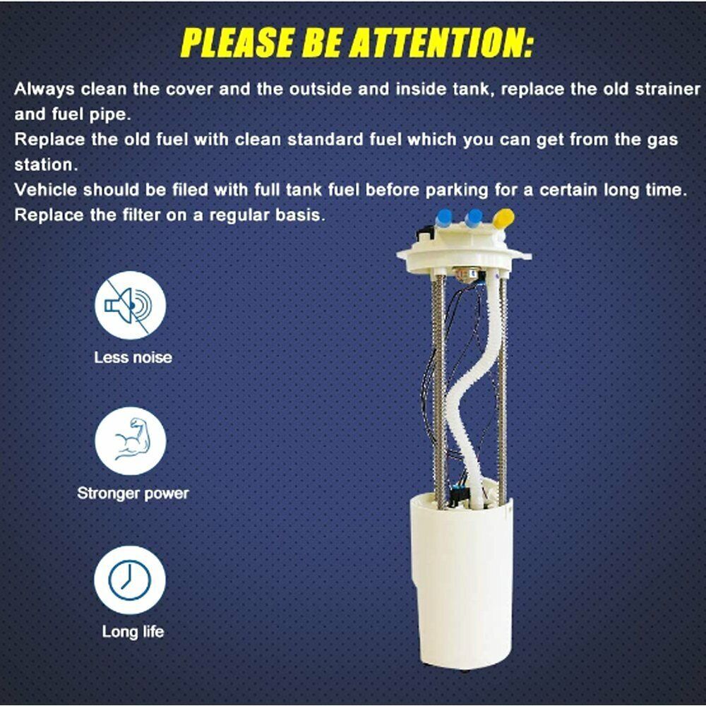 Carbole Fuel Pump Assembly E3500M For Chevy Silverado GMC 4.3L-6.0L 2000-2004