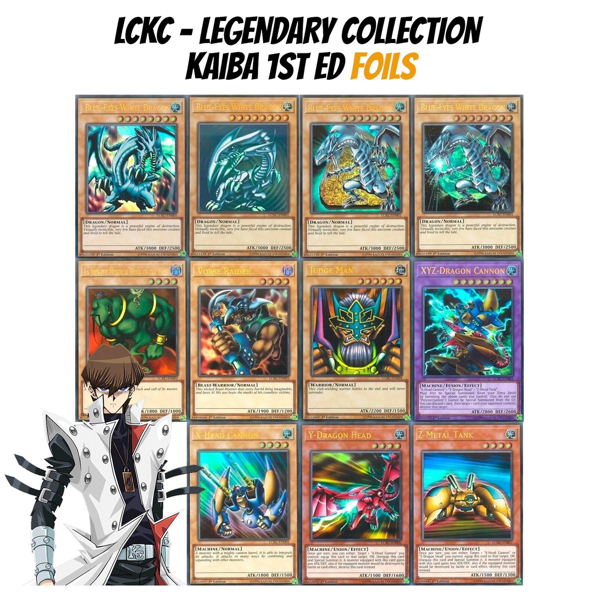 Yugioh LCKC Legendary Collection Kaiba Ultra Secret 1st Ed NM pick your card  | eBay Australia