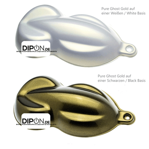 Effektpigment PURE GHOST GOLD PEARL Perlmutt Epoxidharz Lack Dip Nail Sprühfolie - Bild 1 von 12