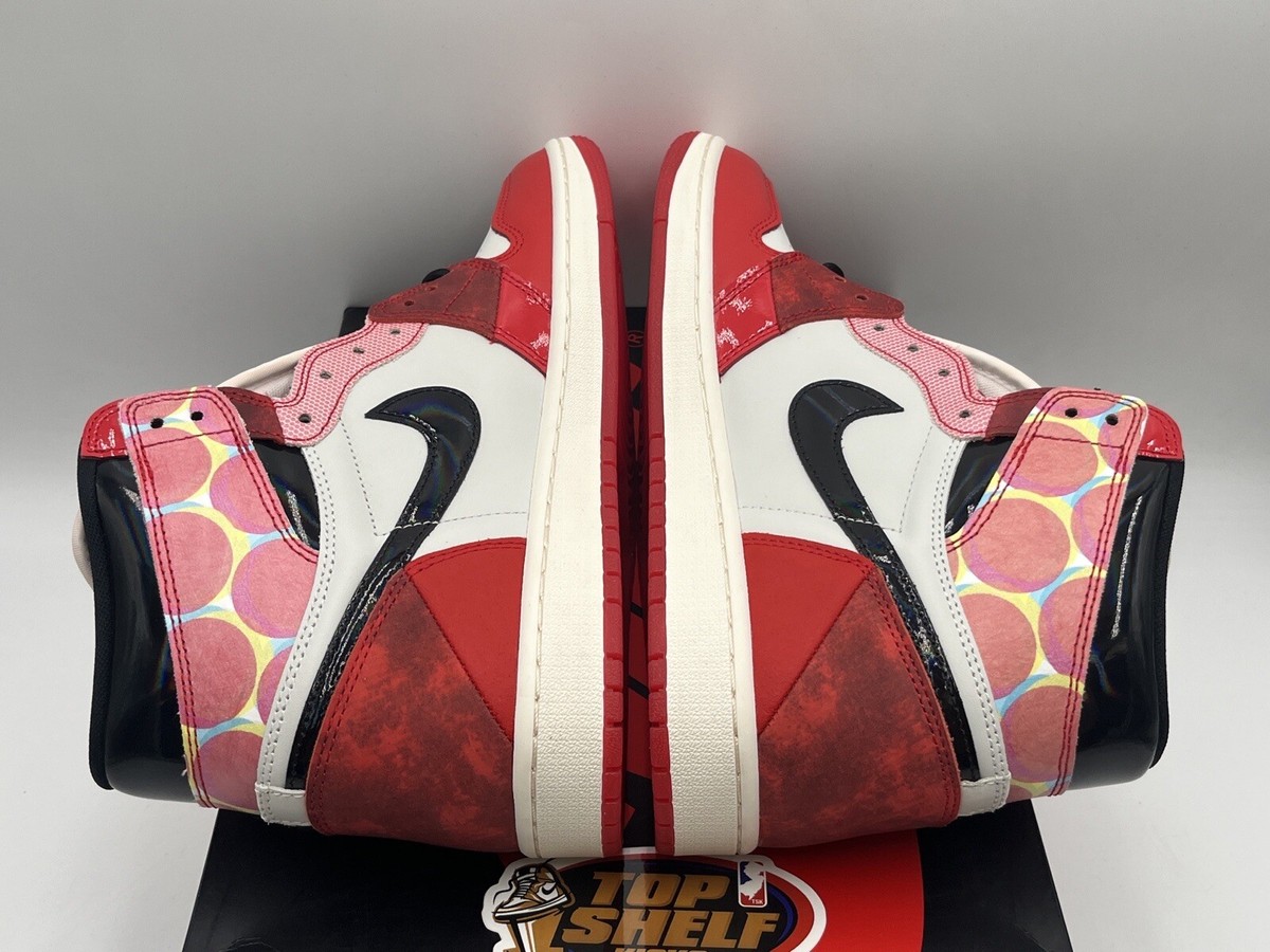 New Air Jordan 1 Retro High OG Spider Man Spider Verse Size