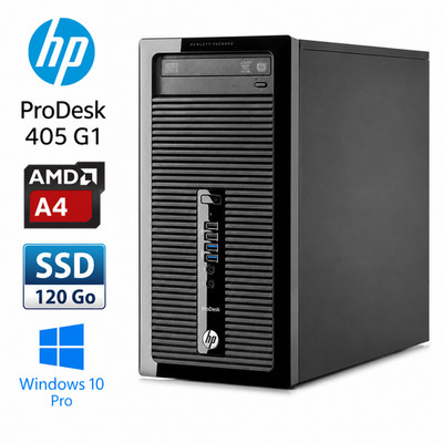 HP ProDesk 405 G1 AMD A4-5000 8GB SSD 120GB Windows 10 Pro