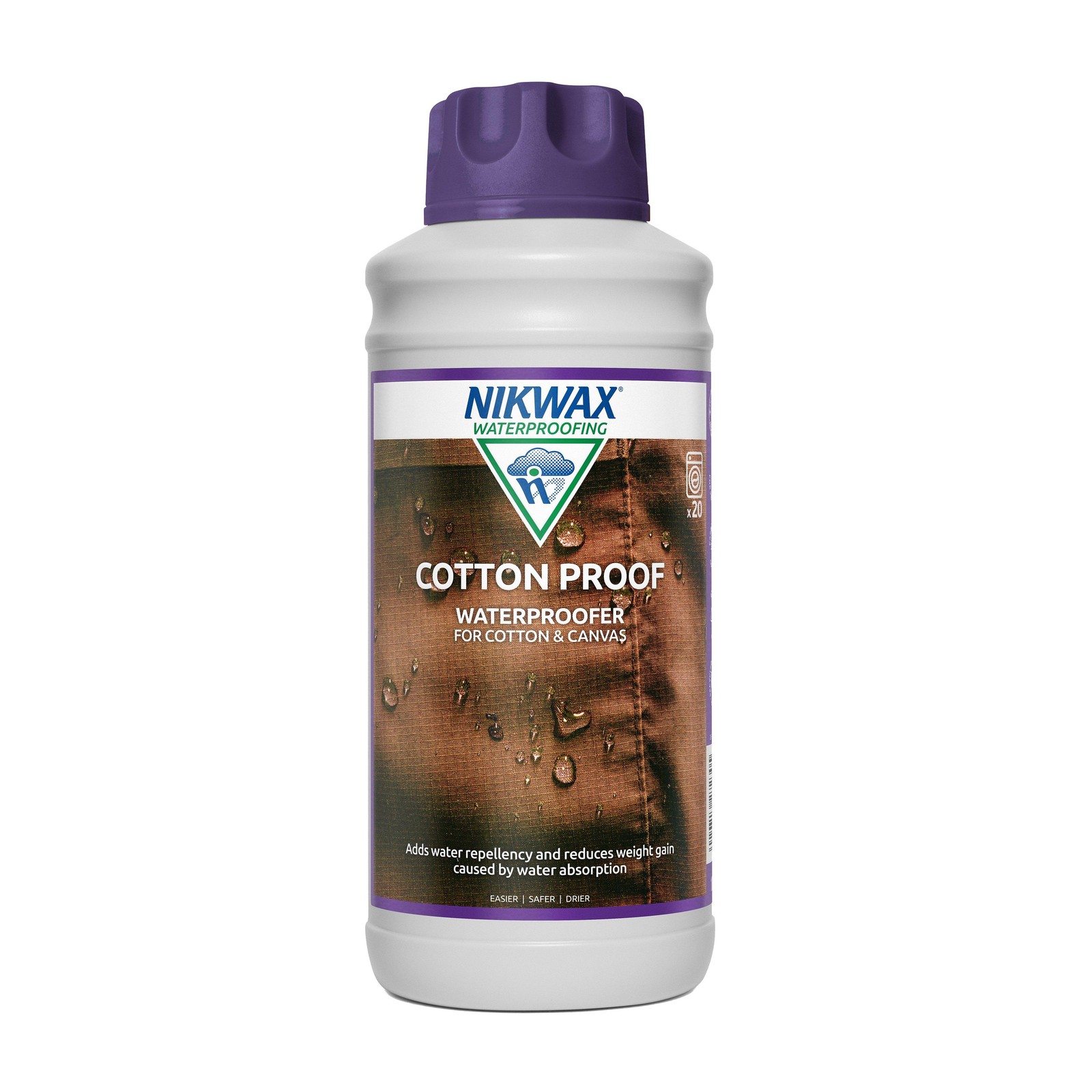 Nikwax Cotton Proof Waterproofing Wash in or Direct application 1 litre - Image 3