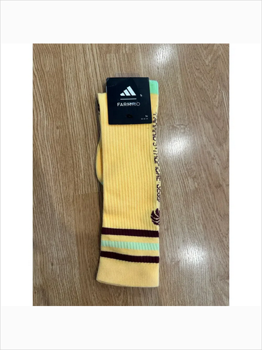 ADIDAS Farm Rio 1-pair sport socks Soccer socks Knee high Size M Yellow  - Picture 5 of 6