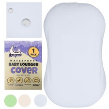 Snugglekid 100 Waterproof Baby Lounger Cover - 2-Ply Organic Cotton Slipcove...