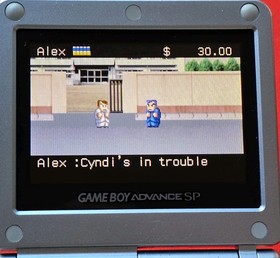 River City Ransom EX Game Boy Advance Nintendo GBA Authentic Saves NES 8 Bit VTG