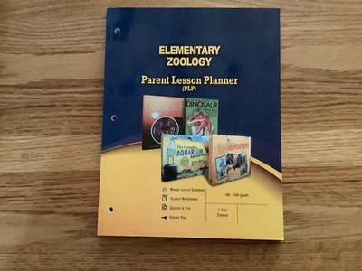Elementary Zoology, Parent Lesson Planner, Paperback, New.