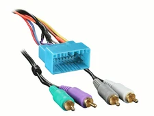 METRA 70-1725 96-06 ACURA VEHICLE AMPLIFIER INTEGRATION HARNESS W/ RCA PLUGS NEW