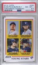 2019 Throwback Thursday #TBT Pete Alonso Chris Paddack Jake Bauers PSA 8.5 o7m