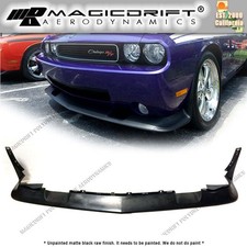 For 11-14 Dodge Challenger Srt Style Front Bumper Chin Spoiler Splitter Lip For 11-14 Dodge Challenger Srt Style Front Bumper Chin Spoiler Splitter Lip