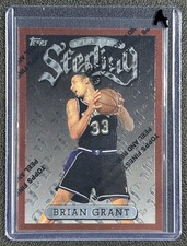BRIAN GRANT 1996-97 TOPPS FINEST #236 STERLING W/ COATING BRONZE KINGS A