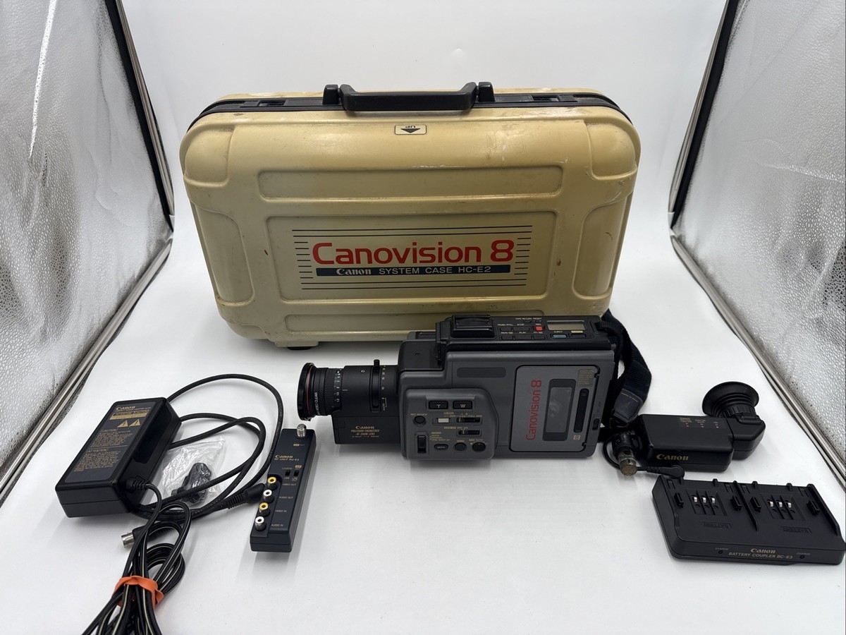 Canon VM-E2N Canovision 8mm Video Camera Camcorder W Case | eBay