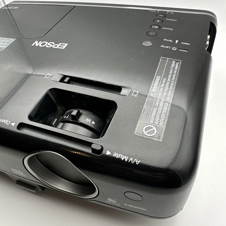 Epson MegaPlex MG-850HD Home Projector 3 LCD HDMI Model H444A, no Remote, Tested - Image 3 of 4