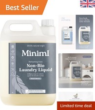 Eco-Friendly 5L Laundry Liquid - Natural Fresh Linen Detergent & Fabric Softener 6.79 per litre