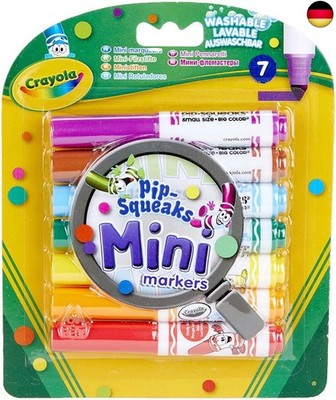 CRAYOLA - Pip-Squeaks, Mini Auswaschbare Filzstifte für Kinder, Malstifte Set 