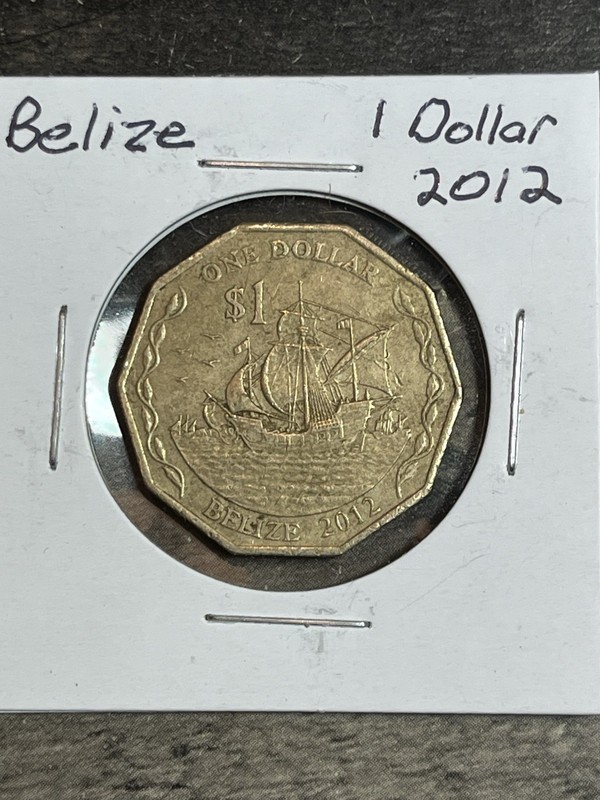 Belize 2012 1 Dollar Coin