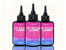 300g UV Resin Crystal Clear Quick Cure High Gloss for DIY Handmade Jewelry Art