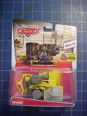 DISNEY PIXAR CARS DELUXE SIZE BESSIE! SHERIFF'S IMPOUND LOT 6/6
