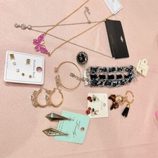 Designer Women's 10 Piece Jewelry Lot Earrings Necklaces Bracelets Rings bundle