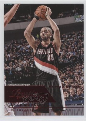 2015-16 Panini Prestige Bonus Shots Red 7/199 Nicolas Batum #58 0b5