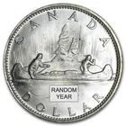 1958-1967 Canada Silver Dollar AU (ASW .60)