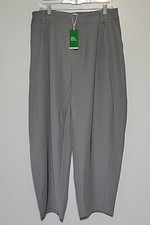 Halara Womens Stone Gray Flex Mid Rise Pocket Barrel Leg Work Pants Sz Large