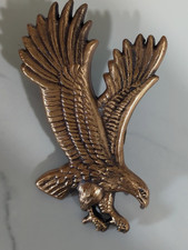 1989 R S Owens Brass Eagle Bird Car Hood Ornament Flag Pole Trophey Vtg Pc55 1989 R S Owens Brass Eagle Bird Car Hood Ornament Flag Pole Trophey Vtg Pc55