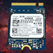 Kioxia KBG40ZNS256G 256GB PCIe NVMe 2230 Solid State Drive