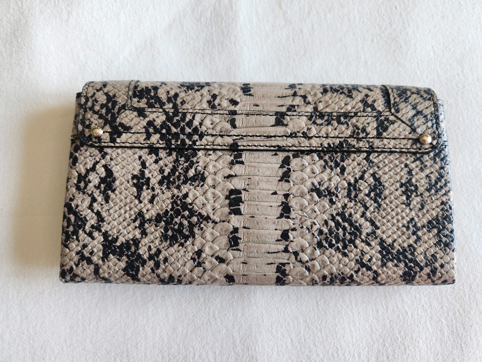 COACH Exotic Swagger Python Embossed Leather Doub… - image 3